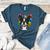 Celebration Event Birthday Party Boston Terrier Women's Heather T-Shirt Heather Deep Teal