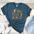 Coffee Teach Repeat Leopard Print Back To School Teachers Women's Heather T-Shirt Heather Deep Teal