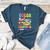 Color The World With Kindness Teachers Back To School Women's Heather T-Shirt Heather Deep Teal Color The World With Kindness Teachers Back To School Women's Heather T-Shirt Heather Deep Teal