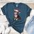 Cute Boston Terrier Dog Christmas Merry X-Mas Graphic Women's Heather T-Shirt Heather Deep Teal
