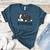 Cute Boston Terrier Boston Mama Women's Heather T-Shirt Heather Deep Teal