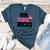Our Flock Rocks Flamingo Mother's Day Teacher Women's Heather T-Shirt Heather Deep Teal
