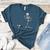 Halloween Boston Terrier And Skeleton Women's Heather T-Shirt Heather Deep Teal