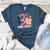Hello 3rd Third Grade Back To School Pink Leopard Teacher Women's Heather T-Shirt Heather Deep Teal Hello 3rd Third Grade Back To School Pink Leopard Teacher Women's Heather T-Shirt Heather Deep Teal