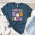 Kindergarten Boo Crew Spooky Kindergarten Halloween Teacher Women's Heather T-Shirt Heather Deep Teal