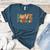 Love 5th Grade Thanksgiving Colorful Fall Leaves Teacher Women's Heather T-Shirt Heather Deep Teal