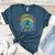 Musical Teacher Teaching Music Is My Jam Rainbow Tie Dye Women's Heather T-Shirt Heather Deep Teal