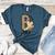 P Is For Pre K Teacher Leopard First Day Of School For Men Women Girls Kids Women's Heather T-Shirt Heather Deep Teal