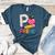 P Is For Pre K Teacher Student Pencil Apple Back To School Women's Heather T-Shirt Heather Deep Teal P Is For Pre K Teacher Student Pencil Apple Back To School Women's Heather T-Shirt Heather Deep Teal
