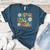 Peace Love Books Bookworm Librarian Reading Teacher Groovy Women's Heather T-Shirt Heather Deep Teal Peace Love Books Bookworm Librarian Reading Teacher Groovy Women's Heather T-Shirt Heather Deep Teal