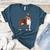 Red Boston Terrier Dog Women's Heather T-Shirt Heather Deep Teal