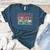Retro Diversity Equity Inclusion Belonging DEIB Teacher Women's Heather T-Shirt Heather Deep Teal