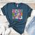 Retro Infant Teacher Vibes Women Daycare Teacher Women's Heather T-Shirt Heather Deep Teal Retro Infant Teacher Vibes Women Daycare Teacher Women's Heather T-Shirt Heather Deep Teal