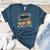 Retro Teaching Future Leaders Groovy Teacher Back To School Women's Heather T-Shirt Heather Deep Teal