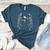 Science Teacher Dancing Skeleton Halloween Chemist Scientist Women's Heather T-Shirt Heather Deep Teal