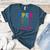 SPED Squad Proud Special Education Para Teacher Colorful Women's Heather T-Shirt Heather Deep Teal