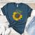 Sunflower Puzzle Pieces Autism Awareness For Mom Teacher For Women Women's Heather T-Shirt Heather Deep Teal