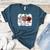 Teach Love Inspire Pre-k Teacher Apple Leopard Red Plain Women's Heather T-Shirt Heather Deep Teal