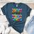 Teacher We Are Like A Box Of Crayons Back To School Women's Heather T-Shirt Heather Deep Teal