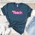 Teacher Life My Job Is Teach Women's Heather T-Shirt Heather Deep Teal Teacher Life My Job Is Teach Women's Heather T-Shirt Heather Deep Teal