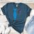 Teacher Tie & Pocket Protector Costume School Women's Heather T-Shirt Heather Deep Teal