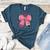 Teaching Is A Work Of Heart Pencil Bow Teacher Valentine Women's Heather T-Shirt Heather Deep Teal Teaching Is A Work Of Heart Pencil Bow Teacher Valentine Women's Heather T-Shirt Heather Deep Teal