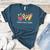 Tie Dye Hippie Peace Love Teach Teacher Appreciation Women's Heather T-Shirt Heather Deep Teal Tie Dye Hippie Peace Love Teach Teacher Appreciation Women's Heather T-Shirt Heather Deep Teal