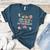 The Tired Teachers Department Retro Groovy Back To School Women's Heather T-Shirt Heather Deep Teal The Tired Teachers Department Retro Groovy Back To School Women's Heather T-Shirt Heather Deep Teal
