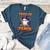 Trick Or Teach Teacher Halloween Ghost Pencil Floral Women's Heather T-Shirt Heather Deep Teal