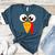 Turkey Face Halloween Costume Thanksgiving Teacher Nurse Women's Heather T-Shirt Heather Deep Teal Turkey Face Halloween Costume Thanksgiving Teacher Nurse Women's Heather T-Shirt Heather Deep Teal