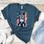 Vintage Boston Terrier Dog American USA US Flag Pets Lovers Women's Heather T-Shirt Heather Deep Teal