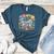 Wildflower 4th Fourth Grade Floral Back To School Teacher Women's Heather T-Shirt Heather Deep Teal Wildflower 4th Fourth Grade Floral Back To School Teacher Women's Heather T-Shirt Heather Deep Teal