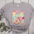100 Days Of School Preppy 100th Day Of School Teacher Kids Women's Heather T-Shirt Athletic Heather