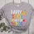 100 Days Of School Teacher And Student Women's Heather T-Shirt Athletic Heather