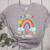 100th Day Of School Rainbow Happy 100 Days Smarter Teacher Women's Heather T-Shirt Athletic Heather 100th Day Of School Rainbow Happy 100 Days Smarter Teacher Women's Heather T-Shirt Athletic Heather