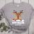 2nd Grade Teacher Christmas Second Grade Squad Reindeer Xmas For Men Women Kids Women's Heather T-Shirt Athletic Heather