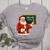 67 Teacher Christmas Santa Six Seven Meme Brainrot Math Joke Women's Heather T-Shirt Athletic Heather