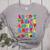 Alphabet Animals ABCs Zoo Kids Boys Girls Teacher Women's Heather T-Shirt Athletic Heather Alphabet Animals ABCs Zoo Kids Boys Girls Teacher Women's Heather T-Shirt Athletic Heather