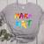 Make Art Painter Artist Teacher Artsy Men Women Kids Women's Heather T-Shirt Athletic Heather