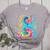 Back To School Eighth 8th Grade Tie Dye Typography Teacher Women's Heather T-Shirt Athletic Heather Back To School Eighth 8th Grade Tie Dye Typography Teacher Women's Heather T-Shirt Athletic Heather