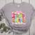 Back To School Kindergarten Preppy Teacher Girl Women's Heather T-Shirt Athletic Heather Back To School Kindergarten Preppy Teacher Girl Women's Heather T-Shirt Athletic Heather