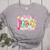 Back To School Pre-K Preppy Teacher Girl Women's Heather T-Shirt Athletic Heather