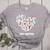 Believe In Yourself YOU MATTER Teachers Big Heart Women's Heather T-Shirt Athletic Heather Believe In Yourself YOU MATTER Teachers Big Heart Women's Heather T-Shirt Athletic Heather