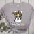 Birthday And Mother's Day -Boston Terrier Mom Women's Heather T-Shirt Athletic Heather