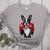 Boston Terrier Boxing Women's Heather T-Shirt Athletic Heather