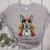 Boston Terrier Dia De Los Muertos Day Of The Dead Dog Skull For Men Women Kids Women's Heather T-Shirt Athletic Heather