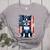 Boston Terrier Dog American USA US Flag Pets Vintage Outfit Women's Heather T-Shirt Athletic Heather
