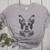Boston Terrier Dog Bostie Nature Memorial Idea Men Women Women's Heather T-Shirt Athletic Heather