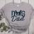Boston Terrier Dog Dad Women's Heather T-Shirt Athletic Heather