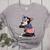 Boston Terrier Dog Merica 4th Of July Usa American Flag Men Women's Heather T-Shirt Athletic Heather